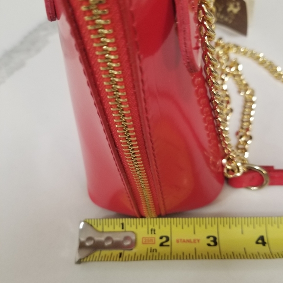 NWT 🇮🇹 Pratesi Firenze Handcrafted Italian Red Leather Crossbody Bag 🔥 - Picture 15 of 15